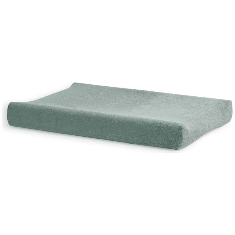 Housse de matelas à langer en éponge Ash Green (50 x 70 cm)