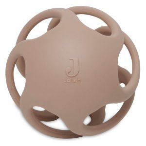 Anneau de dentition balle silicone - biscuit