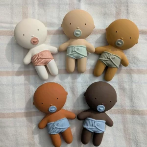 Mini gommu bébé 18cm - Almond