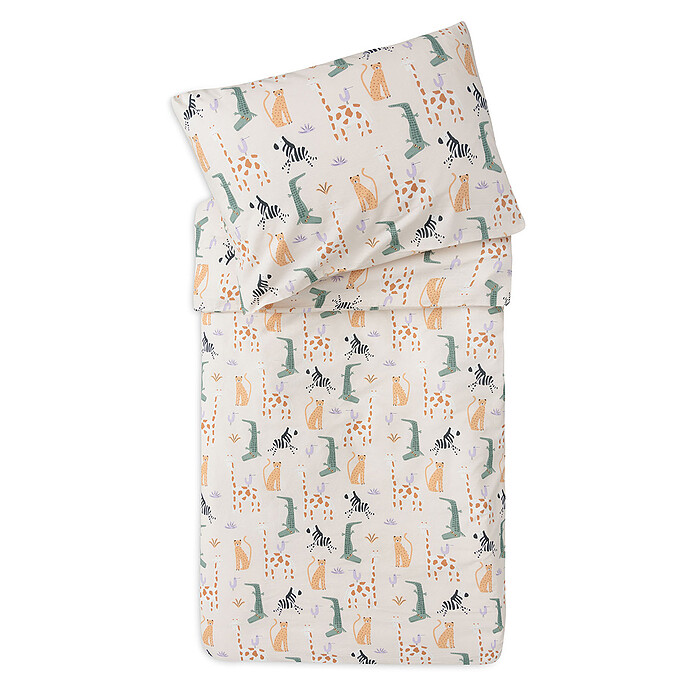 Housse de Couette et Taie Jungle Jambo - 100 x 140 cm