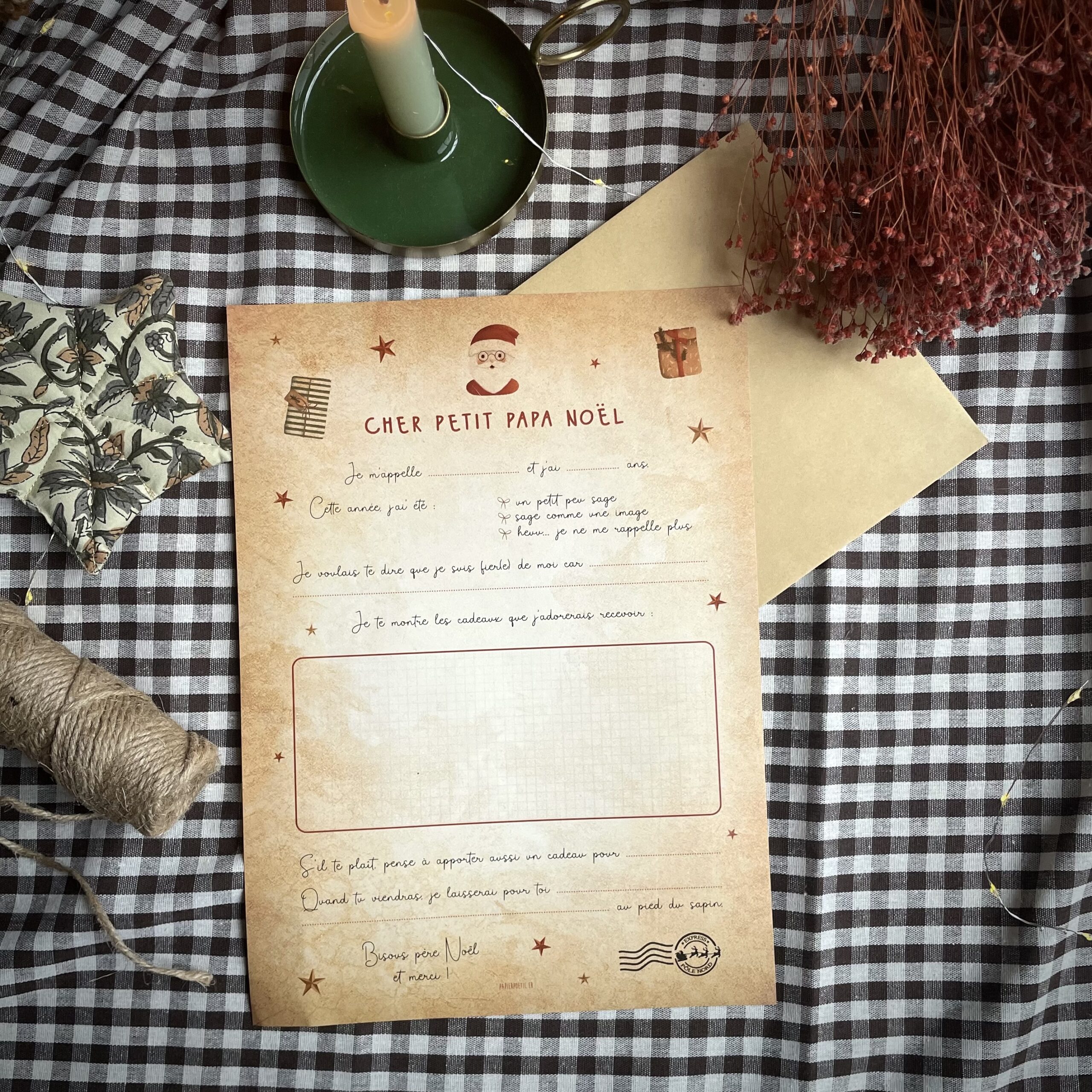 Lettre Au Père Noël – Cadeaux – Image 2