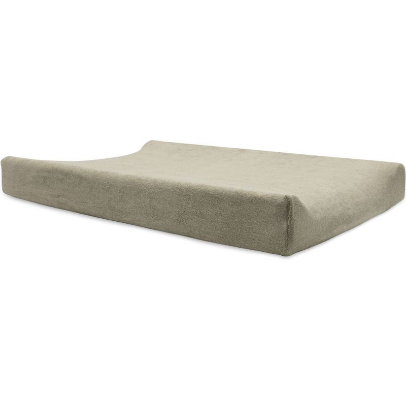 Housse matelas à langer en éponge Olive Green (50 x 70 cm)
