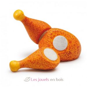 Poulet grillé en bois à couper