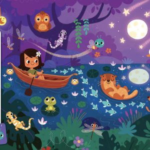 Cherche et trouve des tout petits qui brille dans la nuit