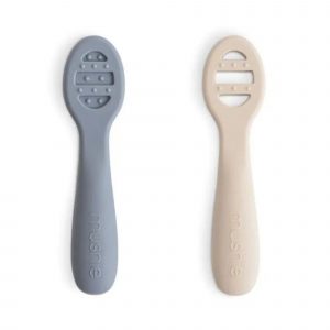Lot de 2 premières cuillères bébé - Tradewinds / Beige sable