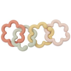 Anneaux de dentition en silicone Flowers